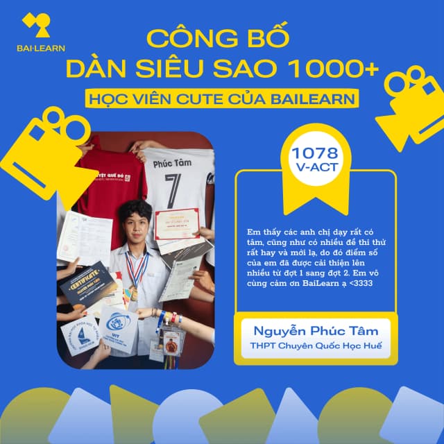 Thành tích học viên 1