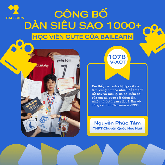 Thành tích học viên 1